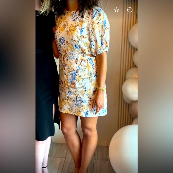 Evernew Floral Dress with small side cutouts - Picture 1 of 5